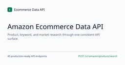 Ecommerce Data API